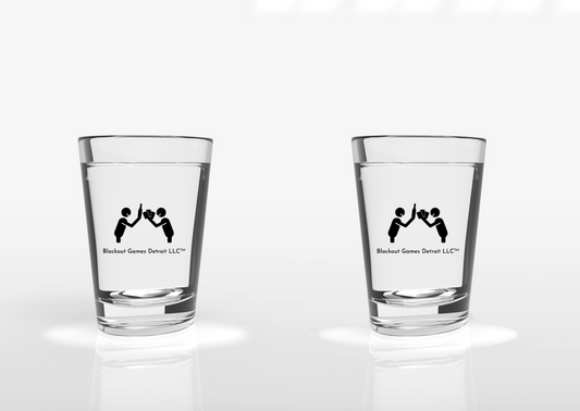 Blackout Games Shot Glasses (2 PACK)